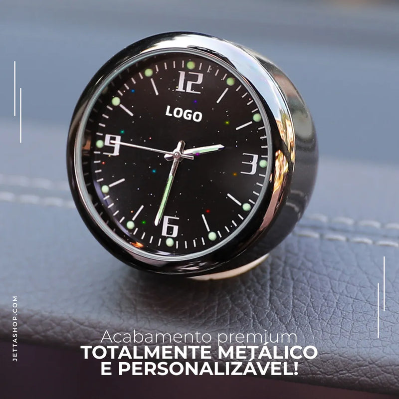 [COMPRE 1 LEVE 2] Mini Relógio Vintage de Painel Automotivo Personalizado - ClockJetta 2.0™